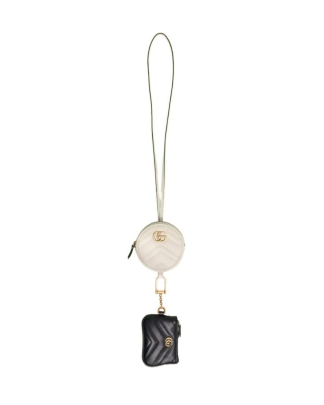 Gucci Multicolor Gg Marmont Neck Strap Pouch