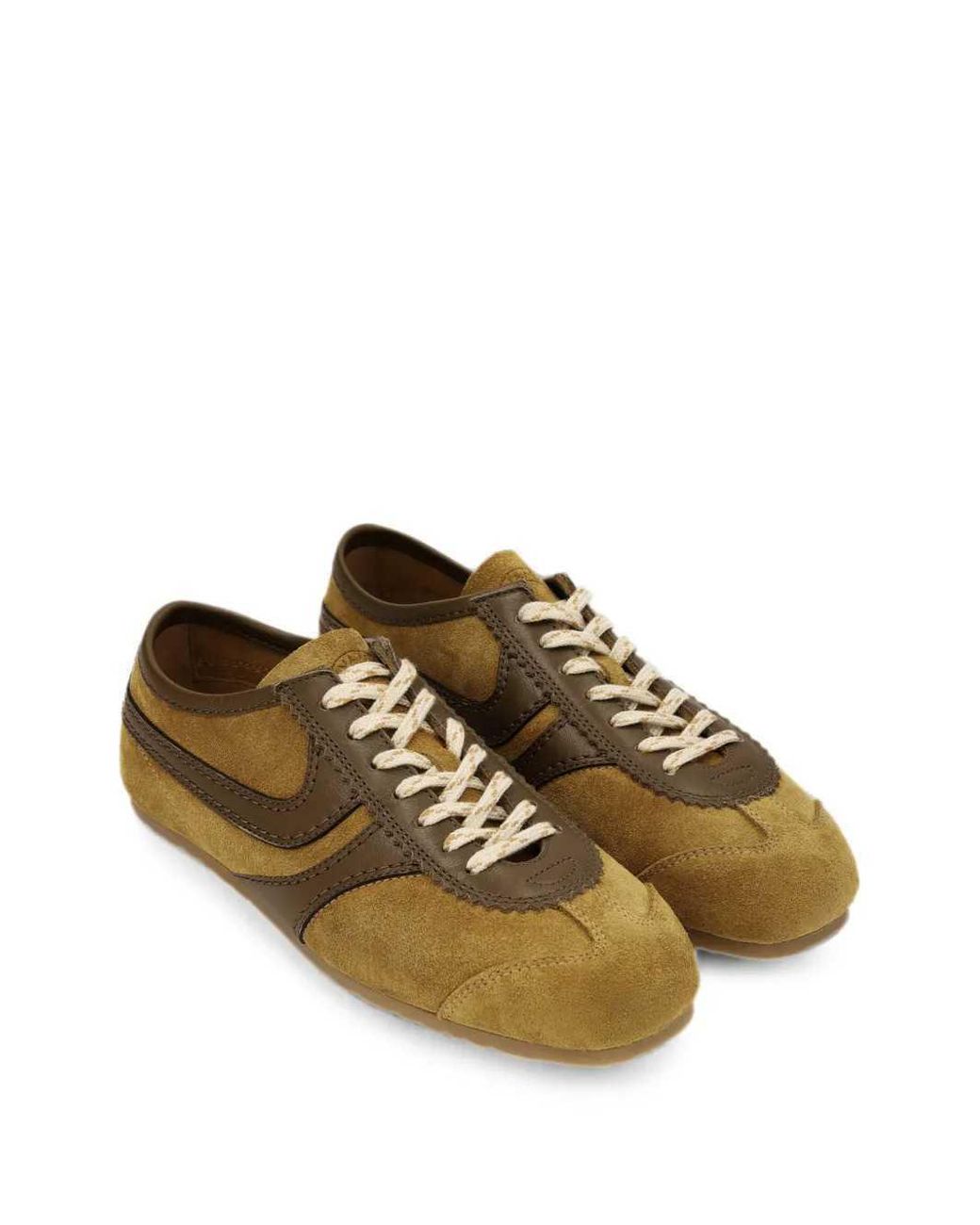 Dries Van Noten Brown Suede Sneakers for men