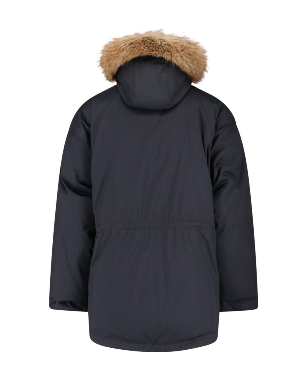 Balenciaga Blue Logo Reversible Down Jacket for men