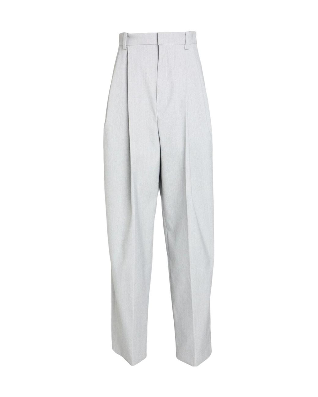 Jacquemus White Light Pants Polyester, Cotton, Virgin Wool, Elastane