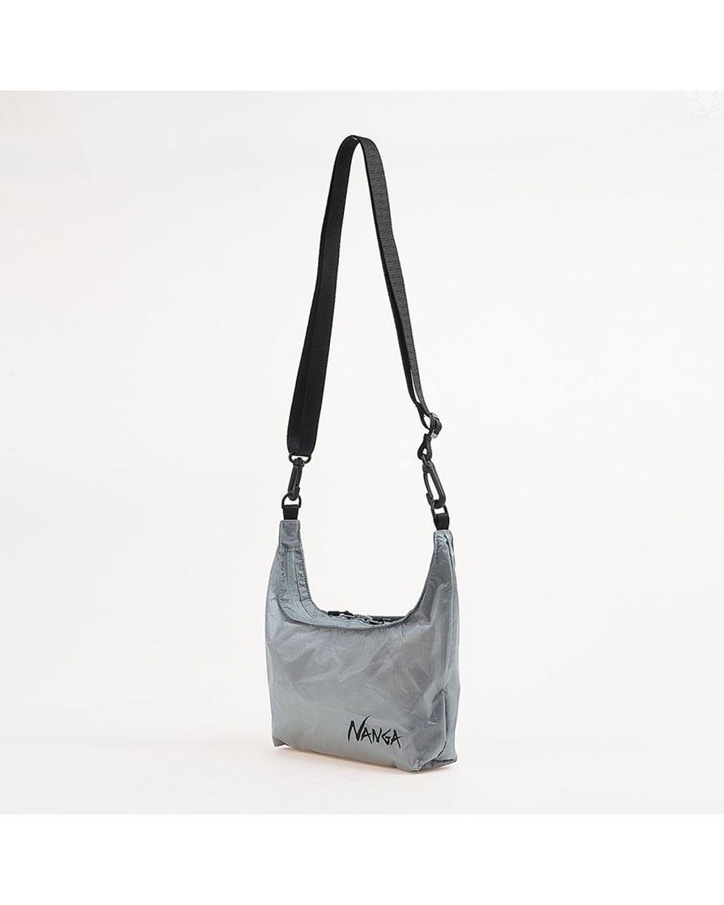 NANGA White Zippered Shoulder Bag for men