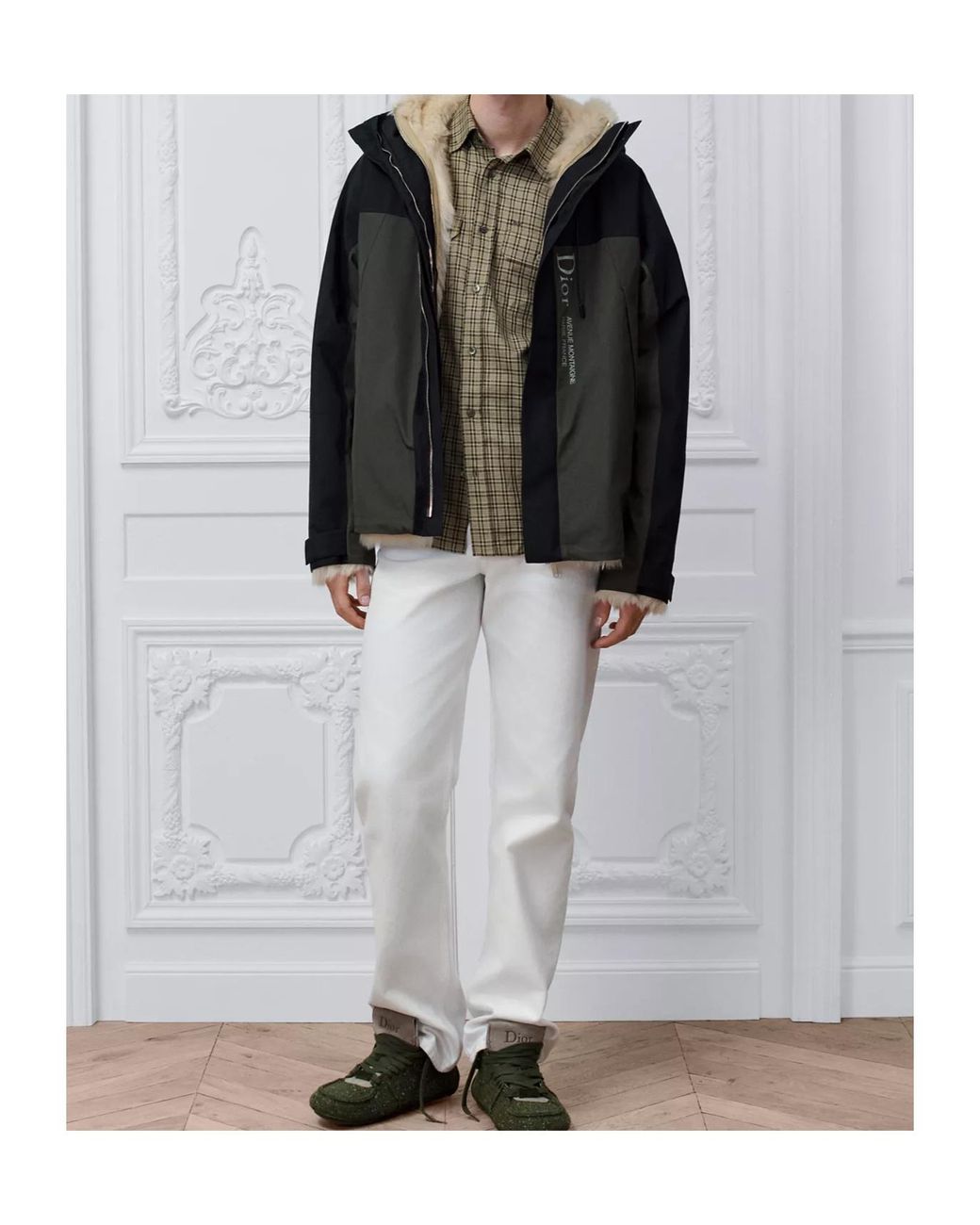 Dior Black Long-Sleeve Casual Jacket for men