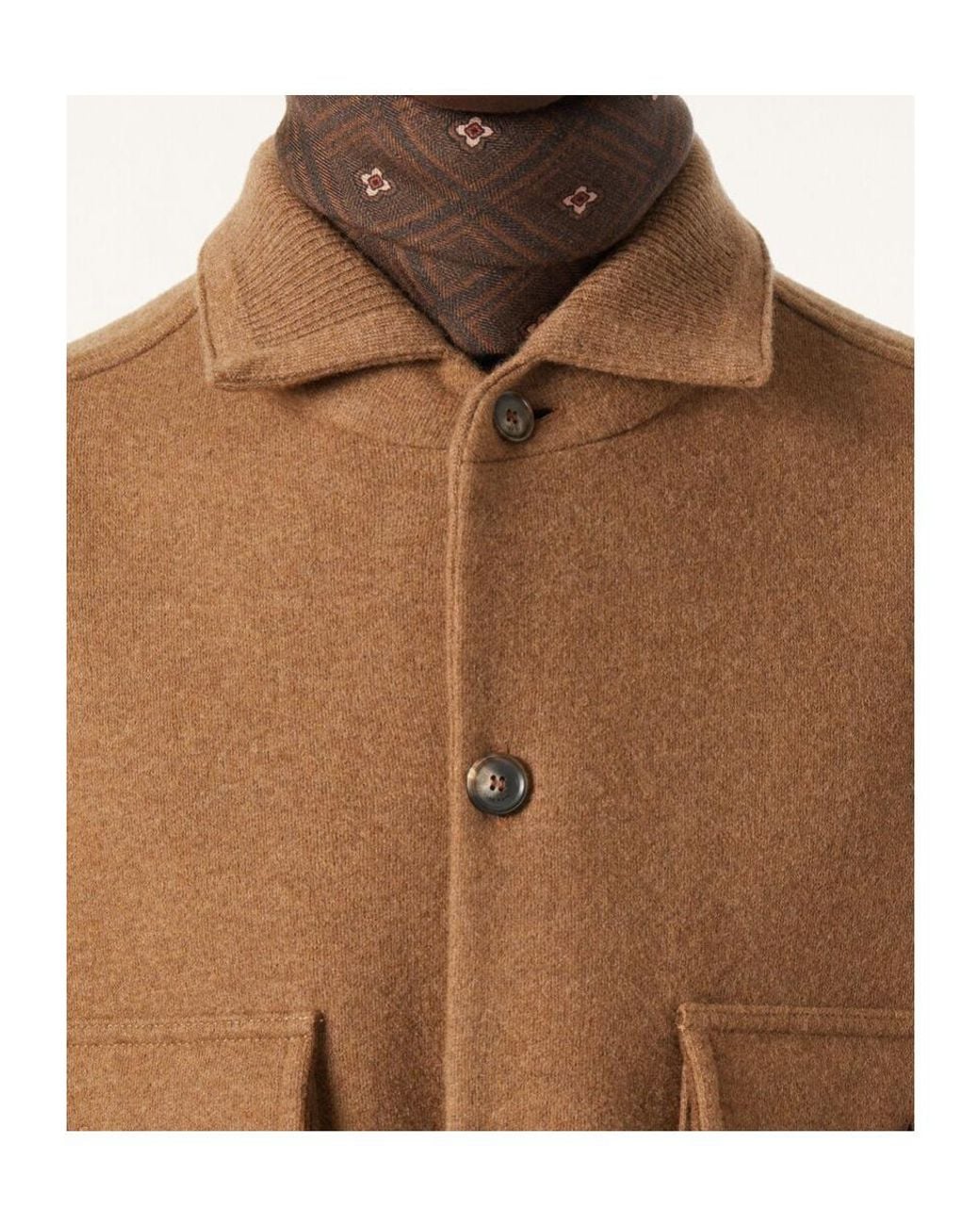 Loro Piana Brown Hazel Overshirt for men