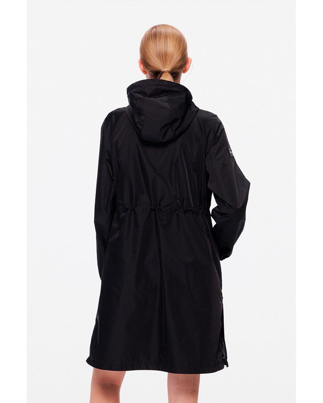 Duvetica Black Hooded Parker Coat