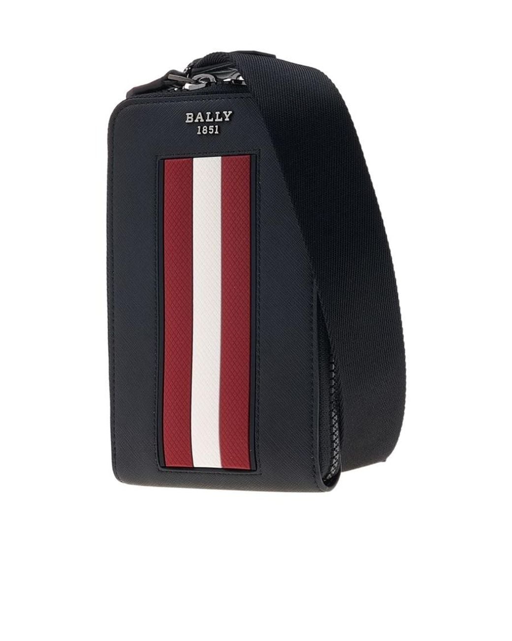 Bally Blue Logo Shoulder Bag for men