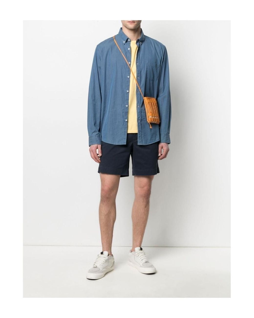Polo Ralph Lauren Blue 8-Inch Stretch Straight Fit Chino Shorts for men