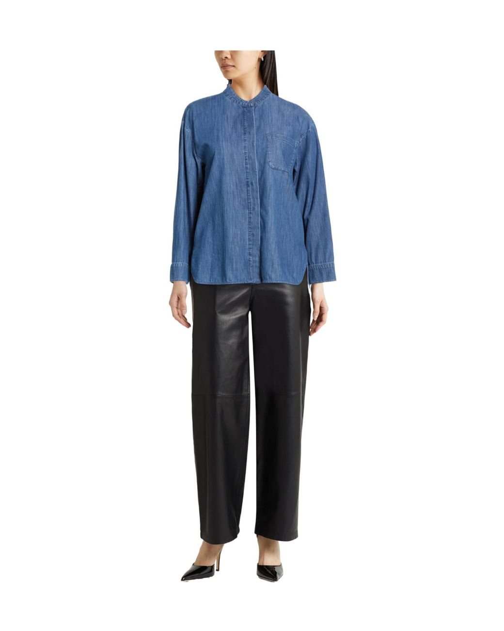 Max Mara Blue Denim Shirts