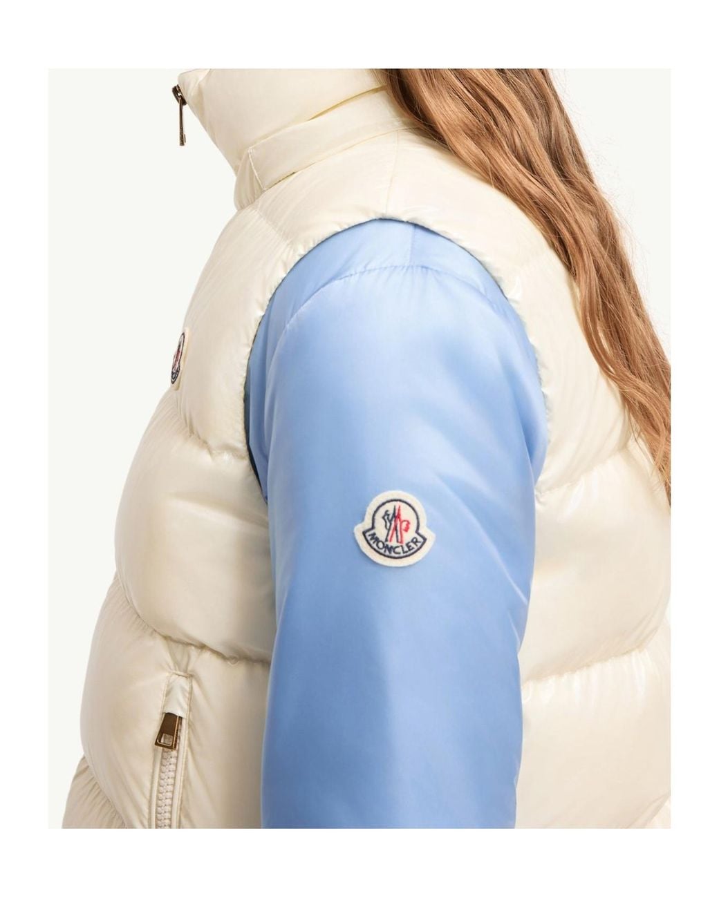 Moncler Natural Niverolle Short Down Gilet