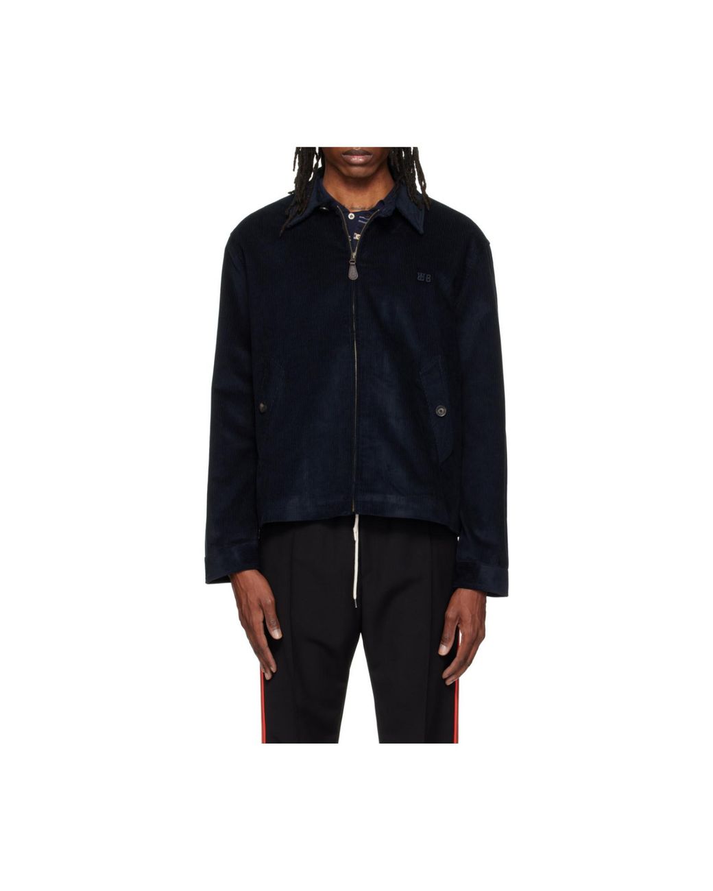 Wales Bonner Blue Drew Jacket for men