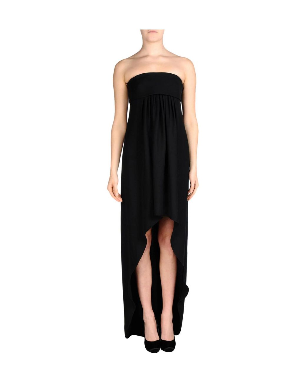 Saint Laurent Black Long Dresses