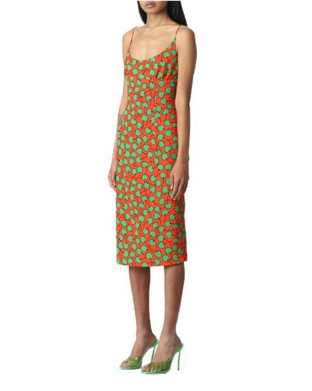 Moschino Metallic Printed Dress