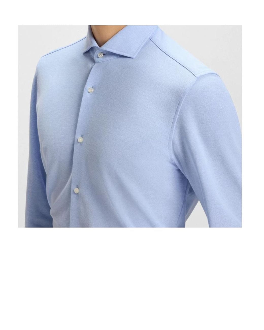 Boss Blue コットン シャツ for men