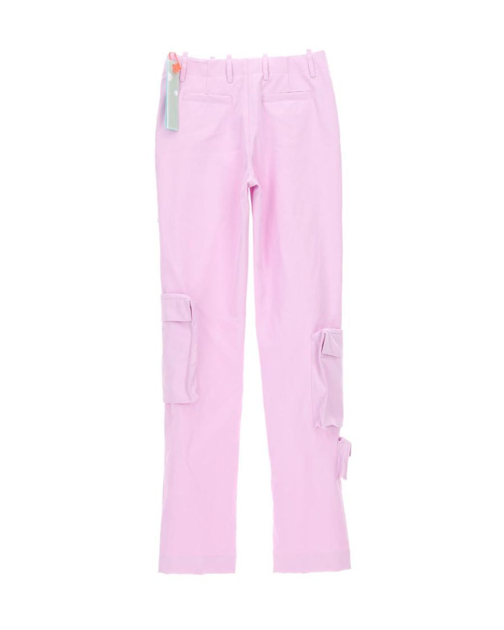 Off-White c/o Virgil Abloh Pink Straight Leg Cargo Pants