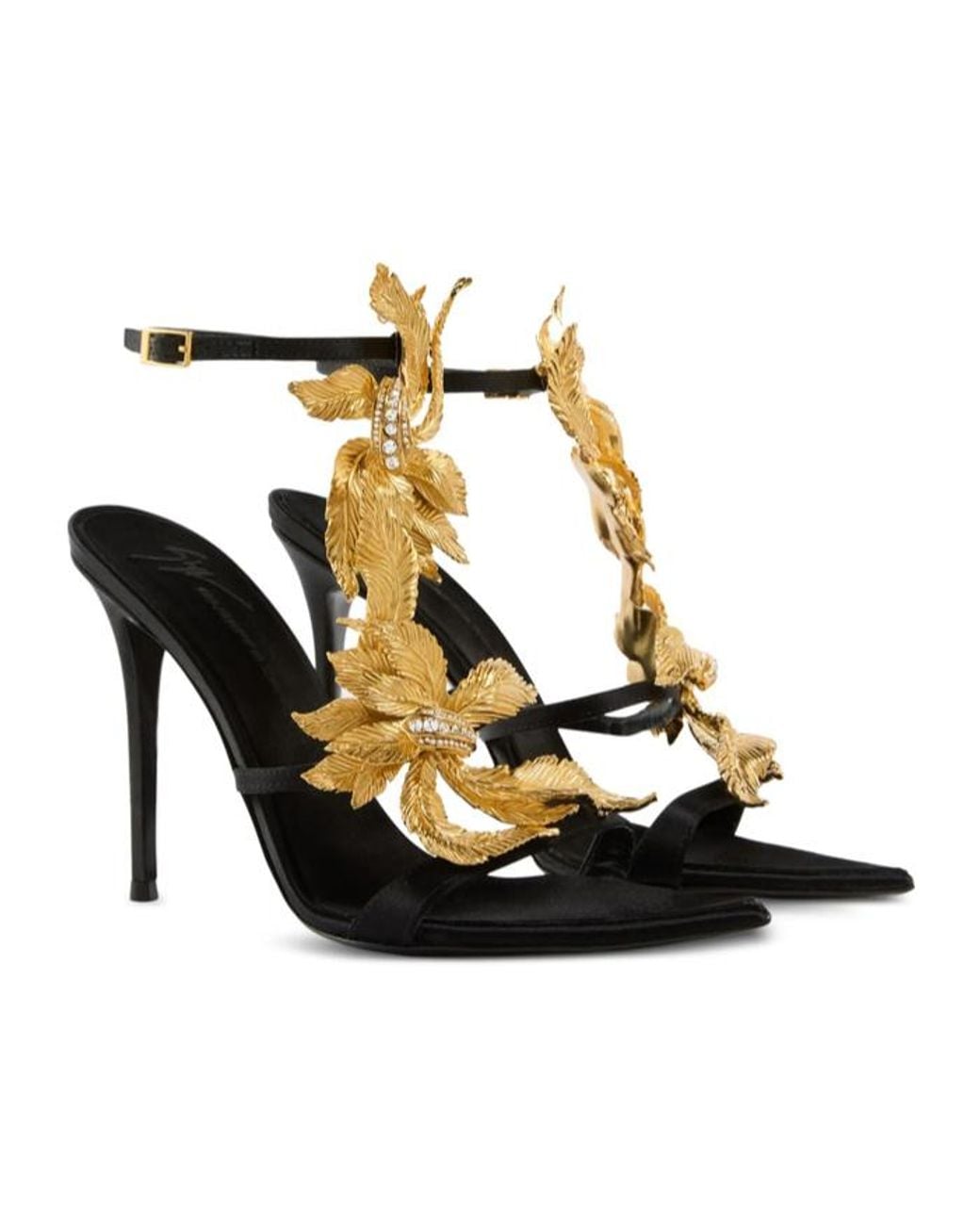 Giuseppe Zanotti Metallic Incanto 105 Jewel Heeled Sandals