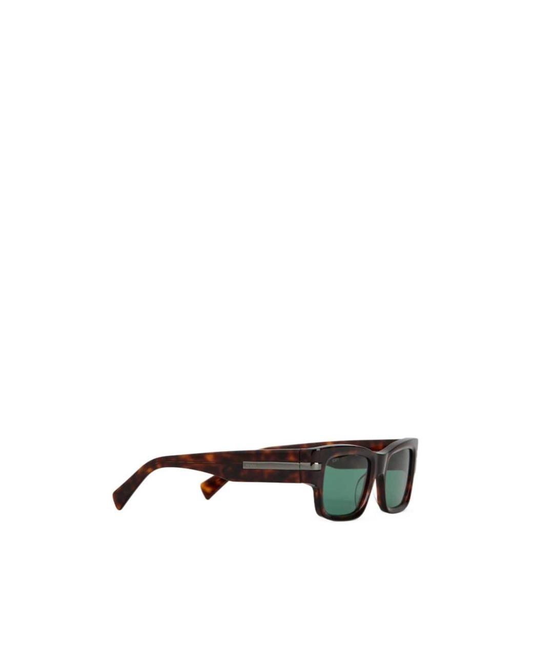 Tod's Green Rectangular Sunglasses for men