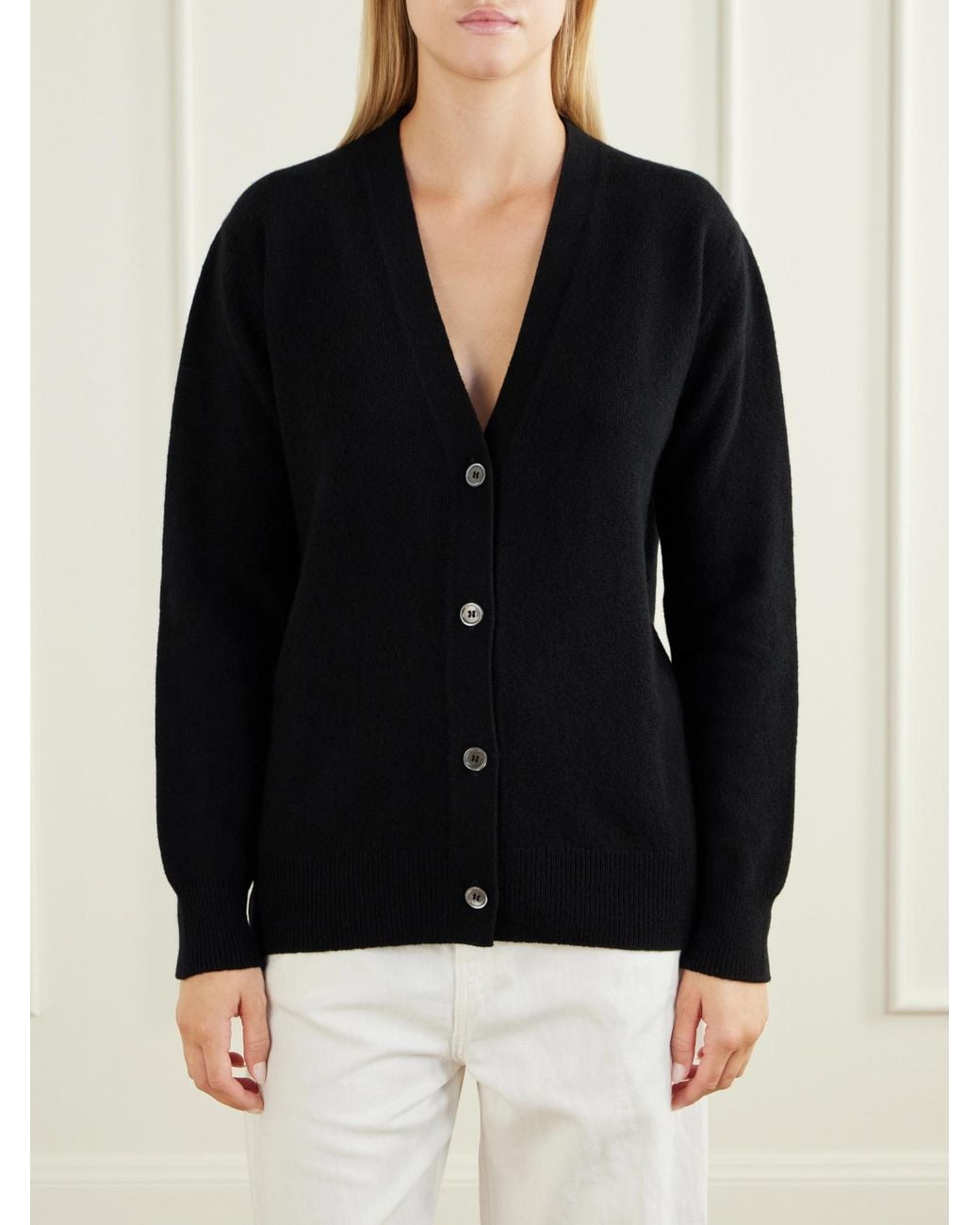 &Daughter Black Wool Cardigan