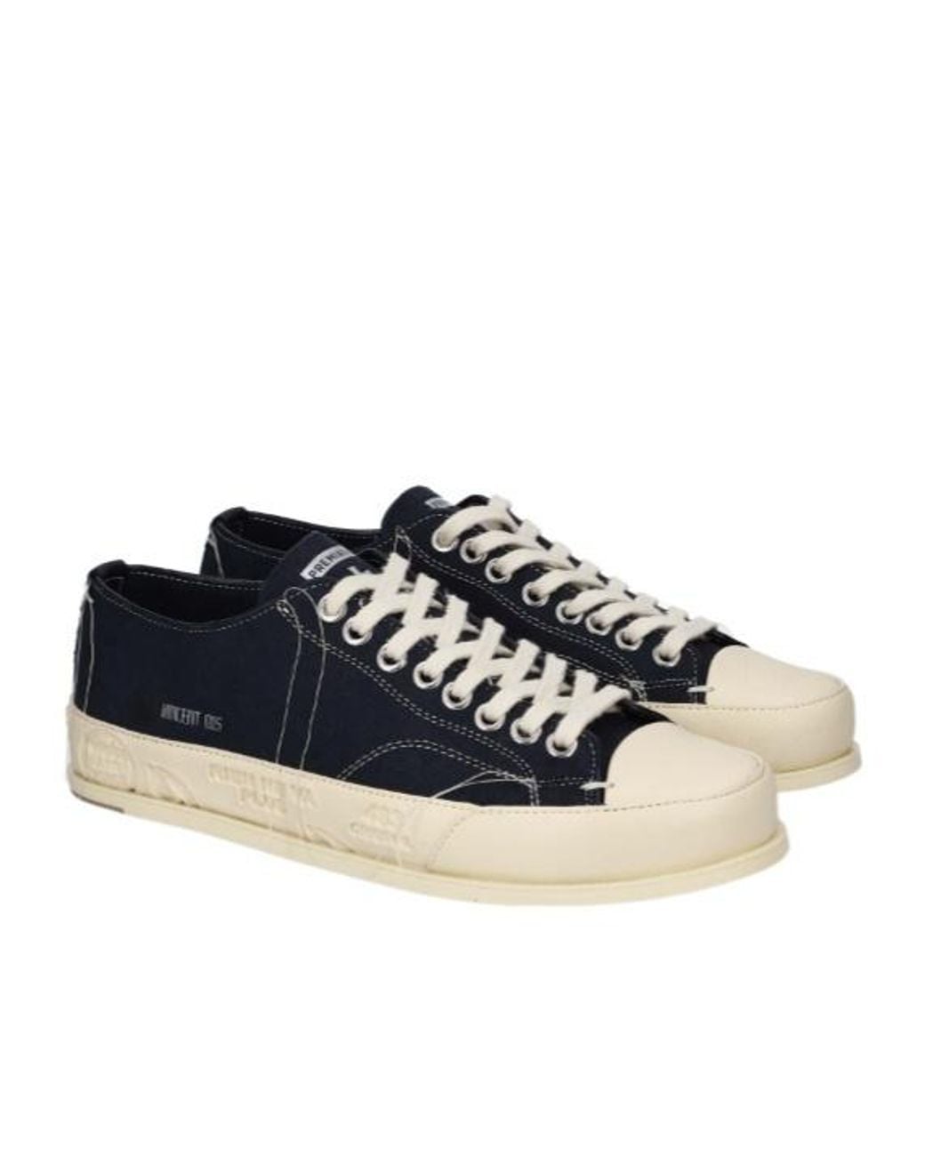 Premiata Blue Vince Low-Top Sneakers for men