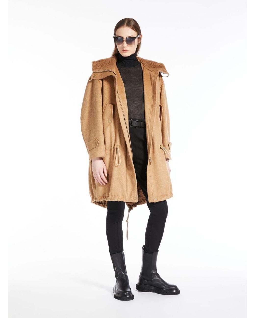 Max Mara Natural Dionea Hooded Parka