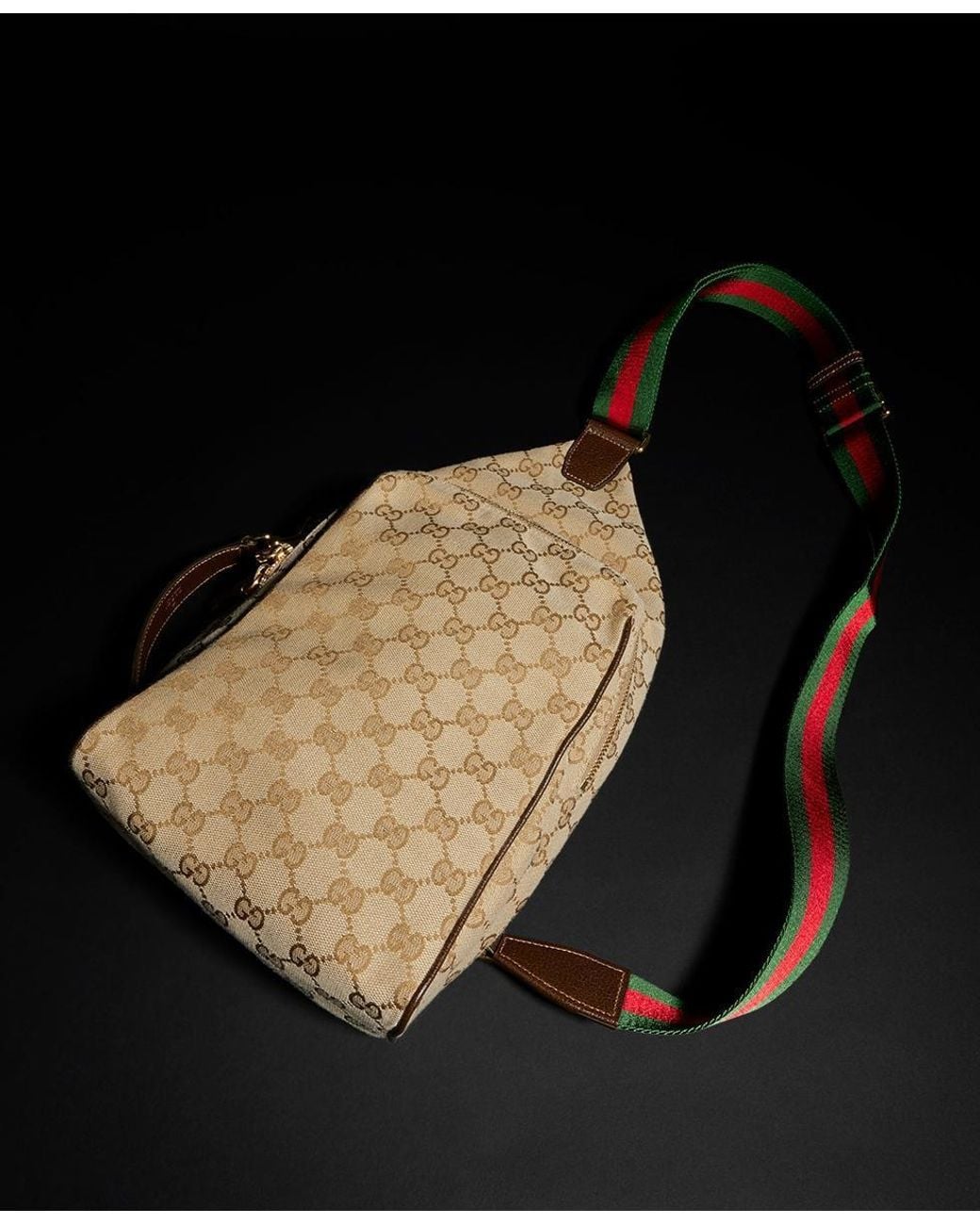 Gucci White Medium Crossbody Sling Bag for men