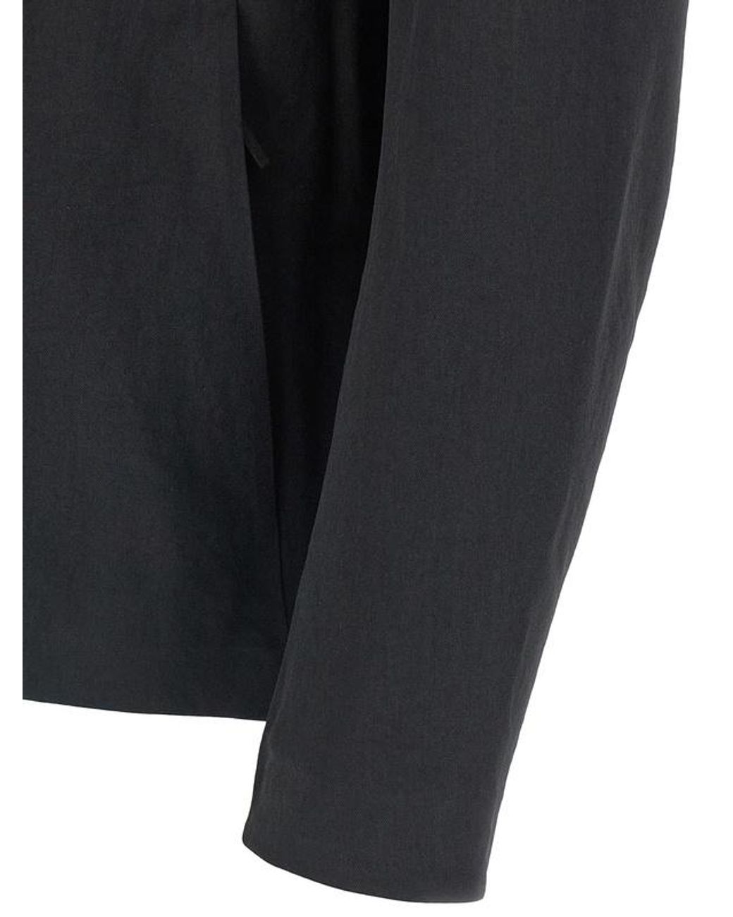 Veilance Black Mionn Zip Overshirt for men