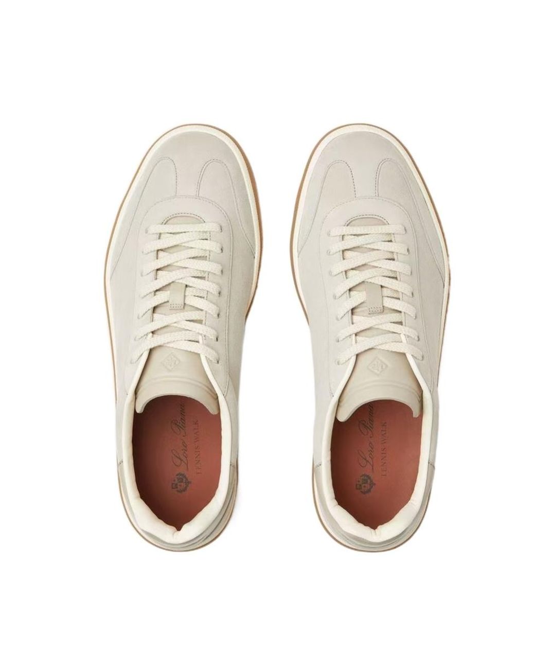 Loro Piana White Tennis Walk Sneaker for men