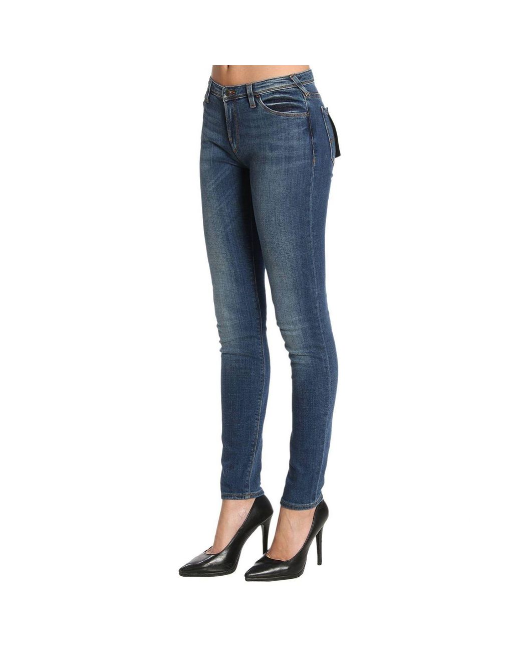Emporio Armani Blue Logo Jeans