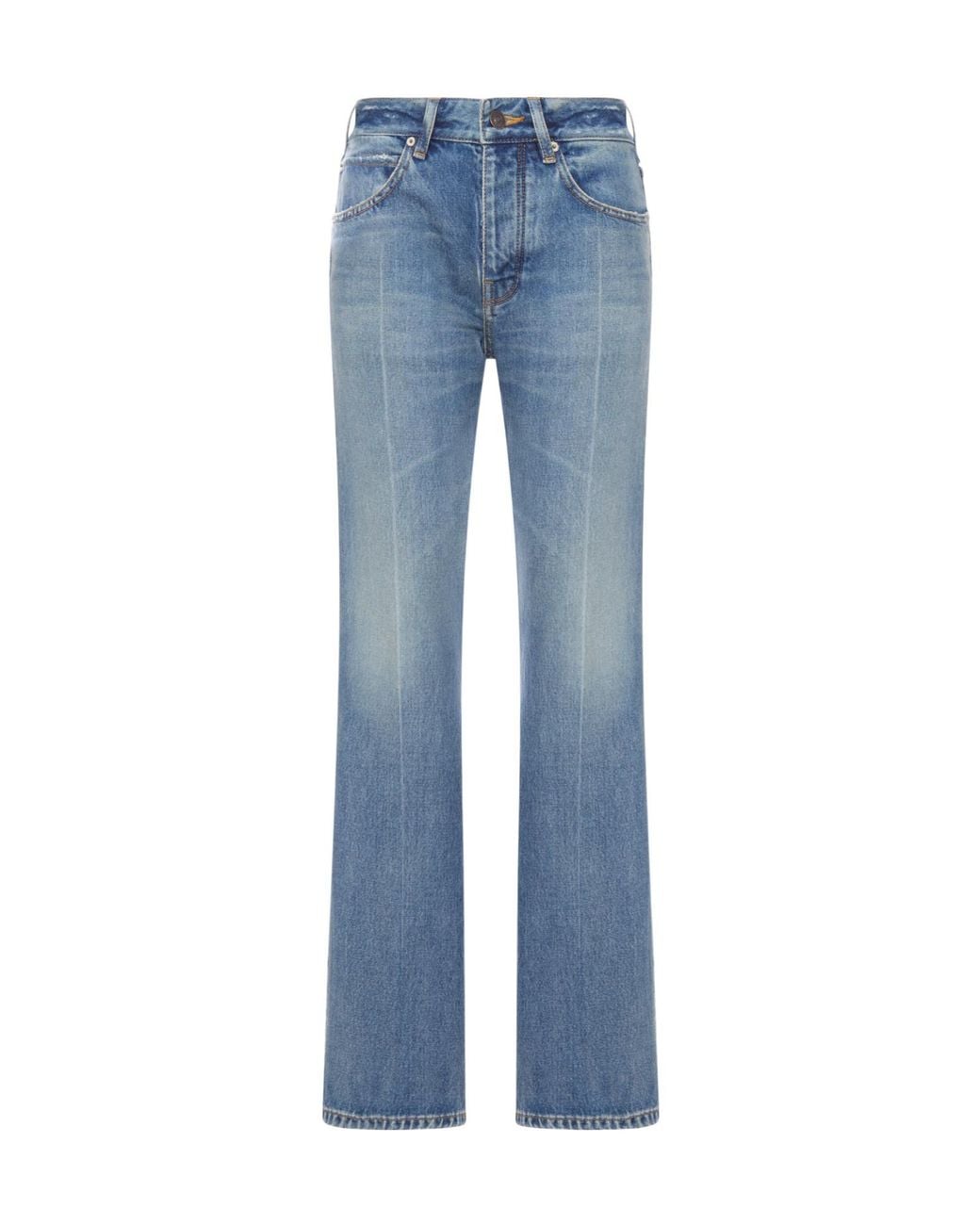 Balenciaga Blue Straight Slim-Leg Jeans