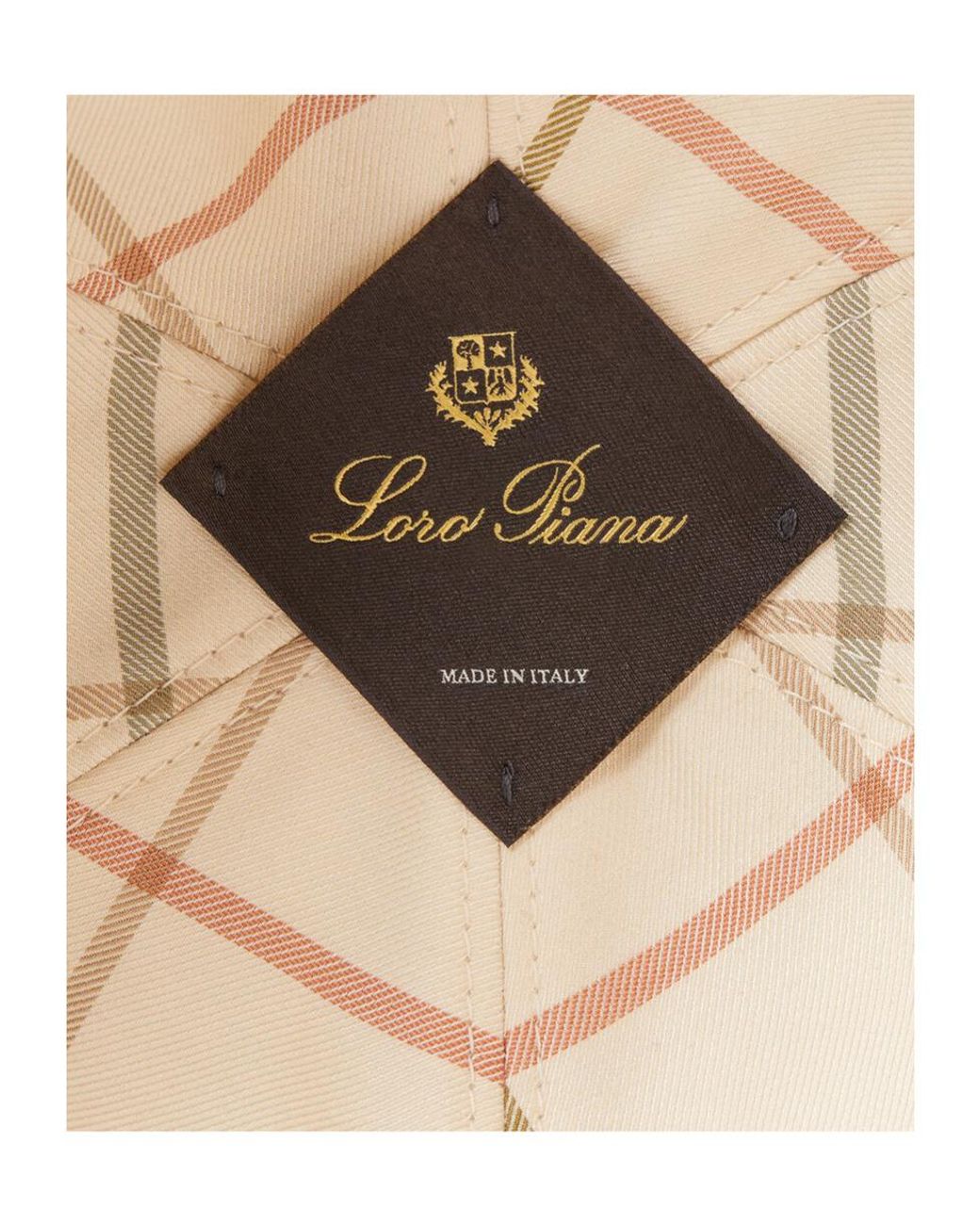 Loro Piana Brown Baseball Cap for men