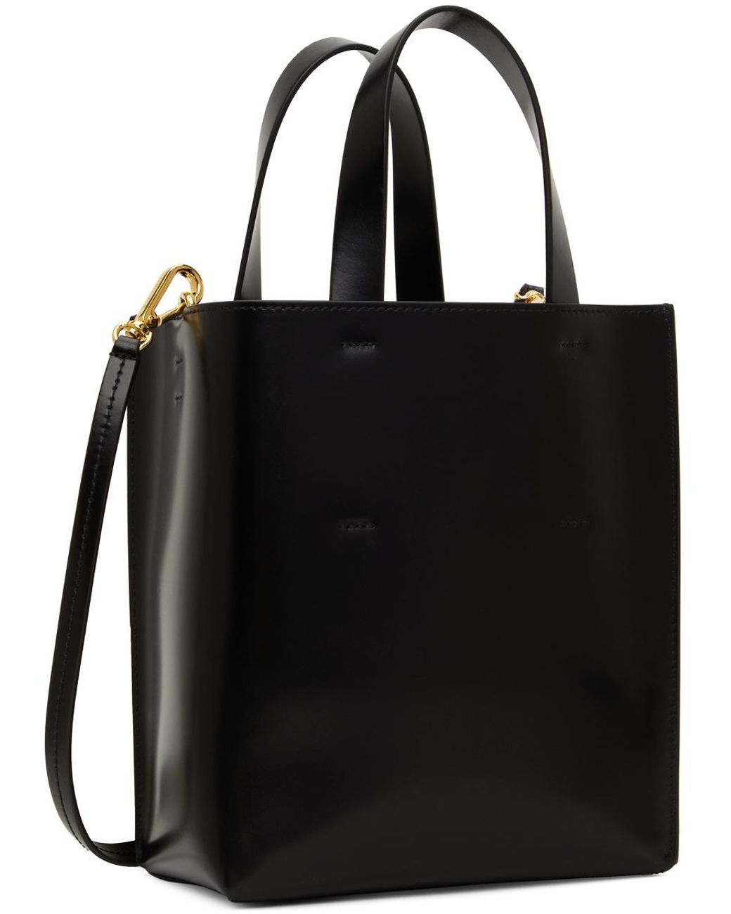 Marni Brown Museo Two-Toned Tote Bag