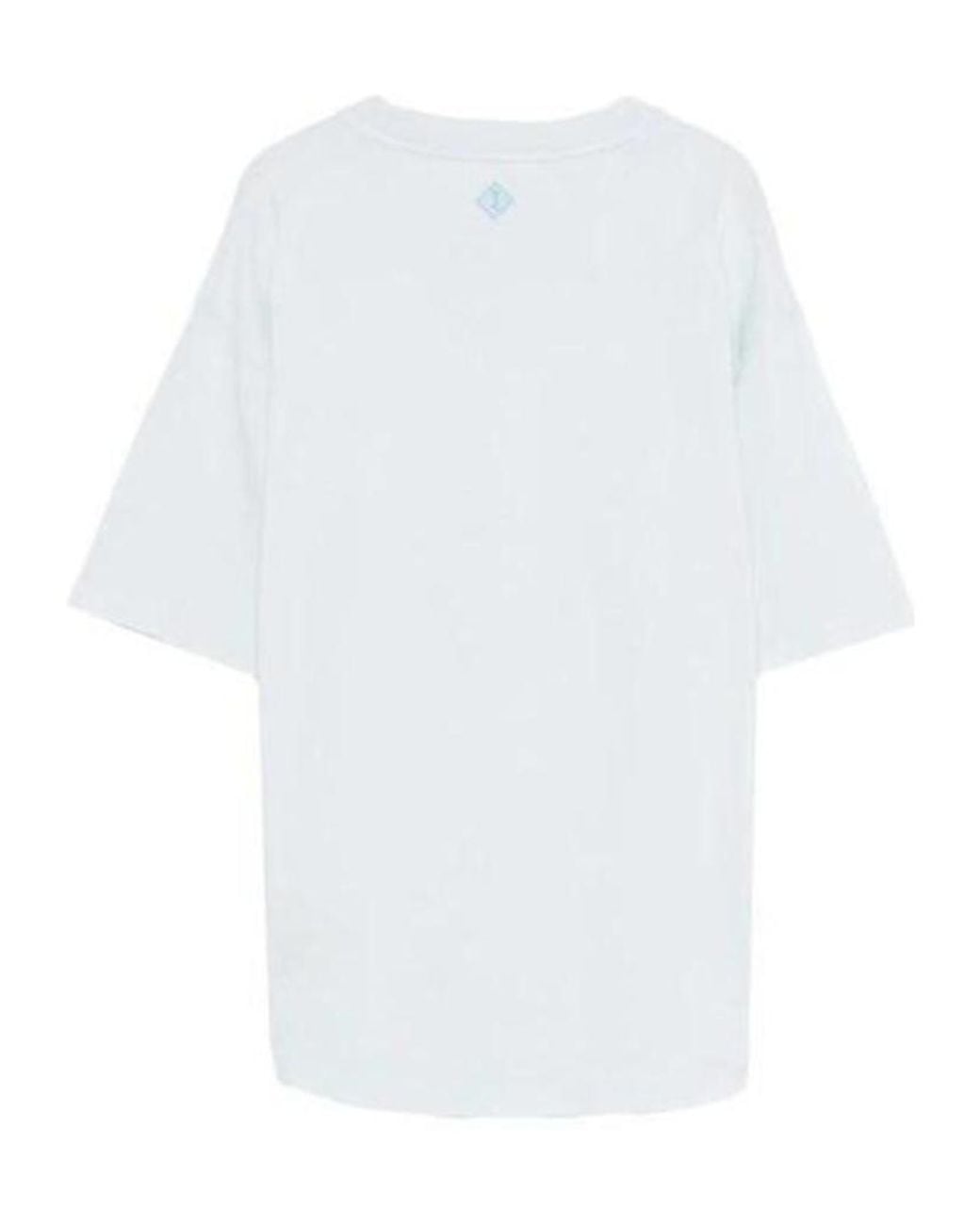 Haikure White Crewneck Short-Sleeved T-Shirt