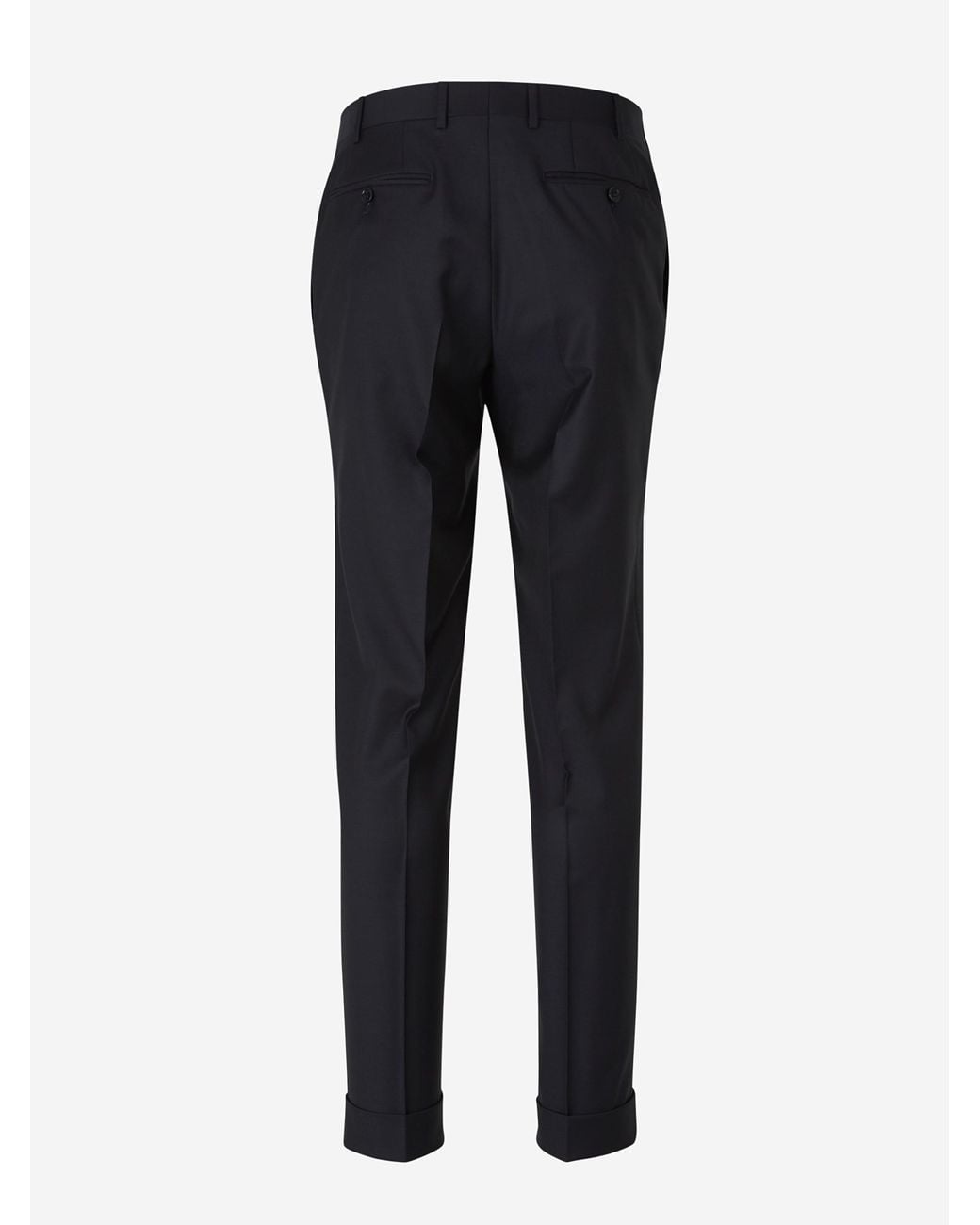 Canali Black Two Piece Tailored Suit for men