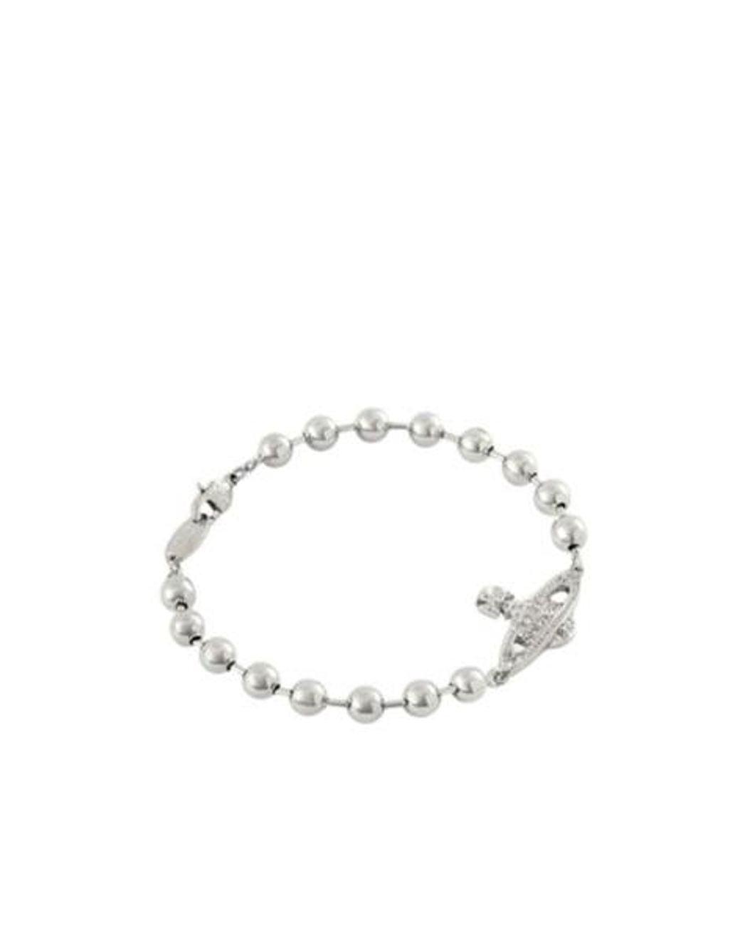Vivienne Westwood Metallic Bijoux Orb Pendant Bracelet for men