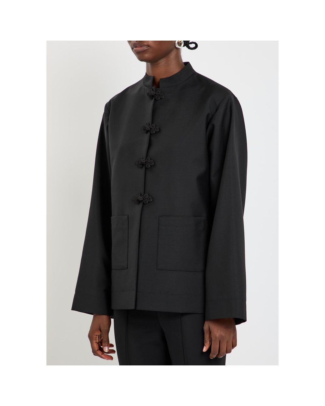 Rohe Black Wool Formal Jacket