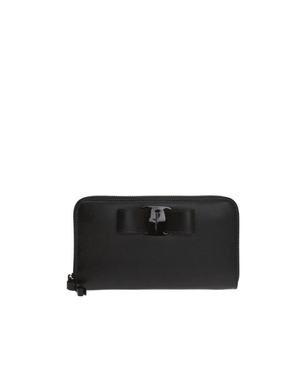 Ferragamo Black Vara Long Purse