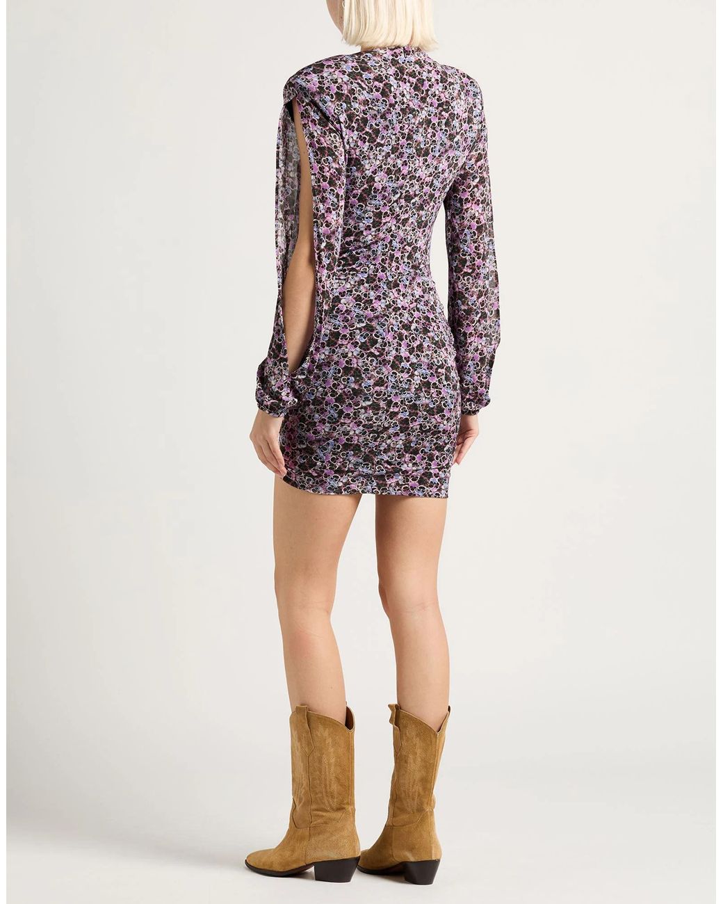 Isabel Marant Purple Short Dresses