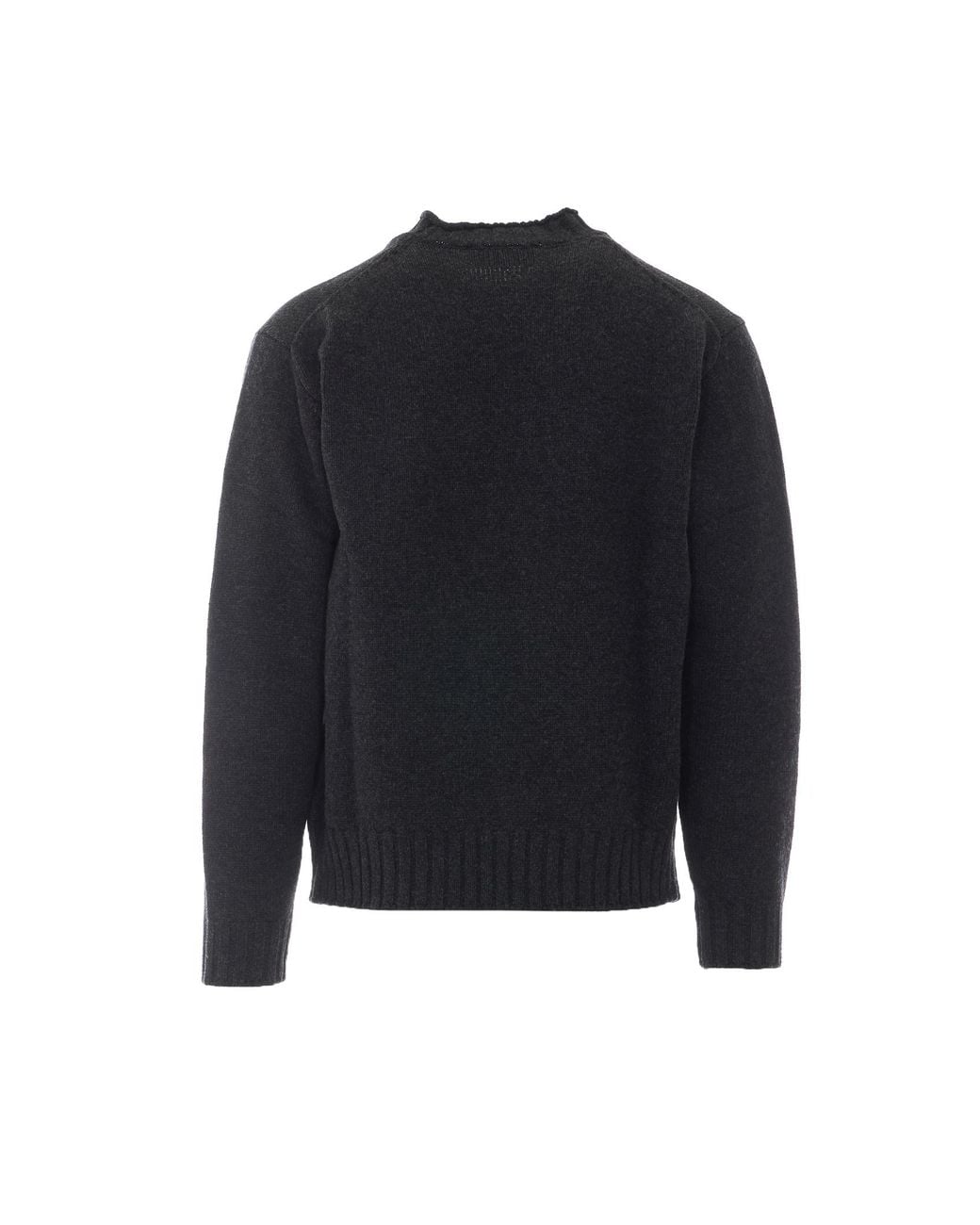 DUNST Blue Long-Sleeve Crew-Neck Knit Top for men