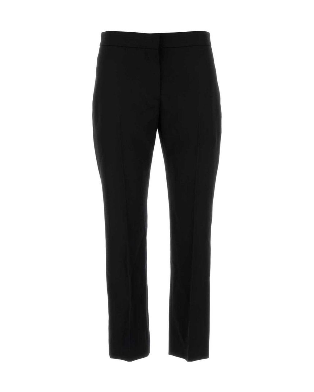 McQueen Black Cigarette Tailored Trousers