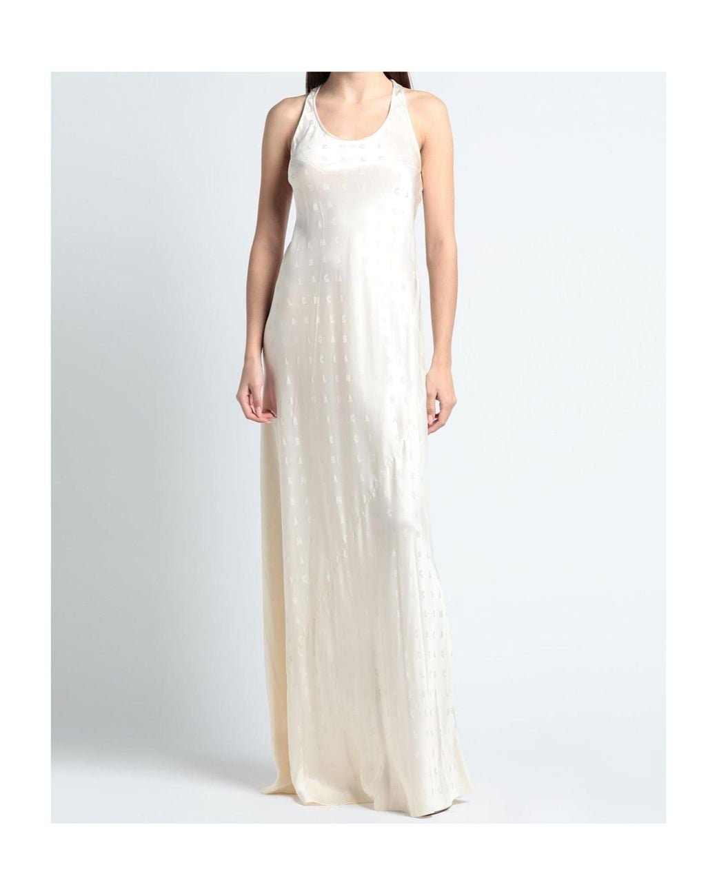 Balenciaga White Long Dresses