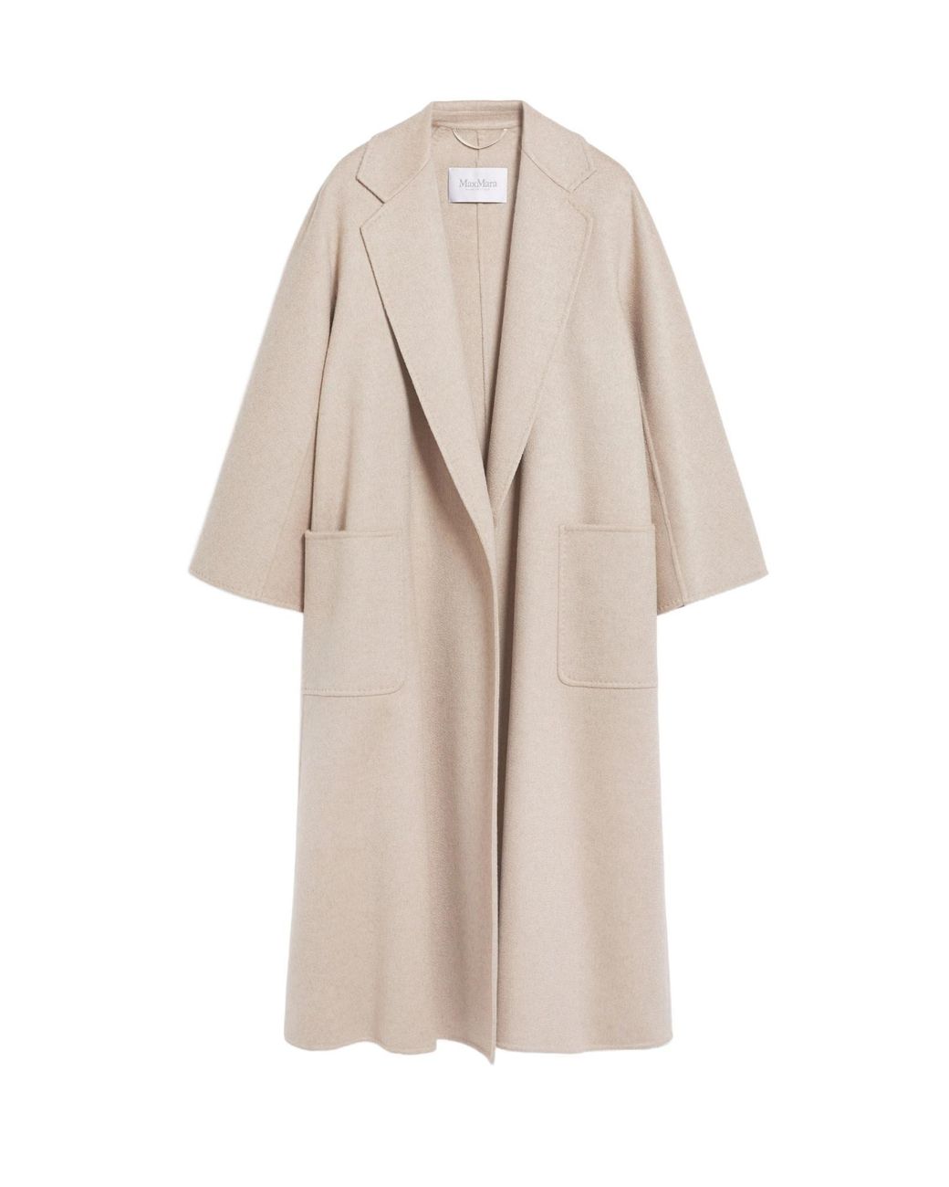 Max Mara Natural Ludmilla Belted Long Coat