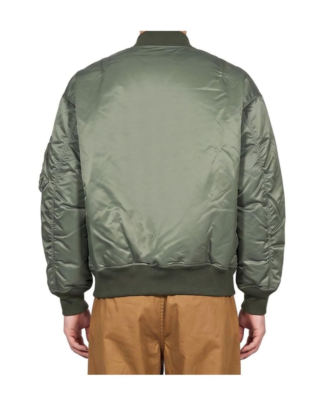 Comme des Garçons Green Homme Zip-Up Bomber Jacket for men