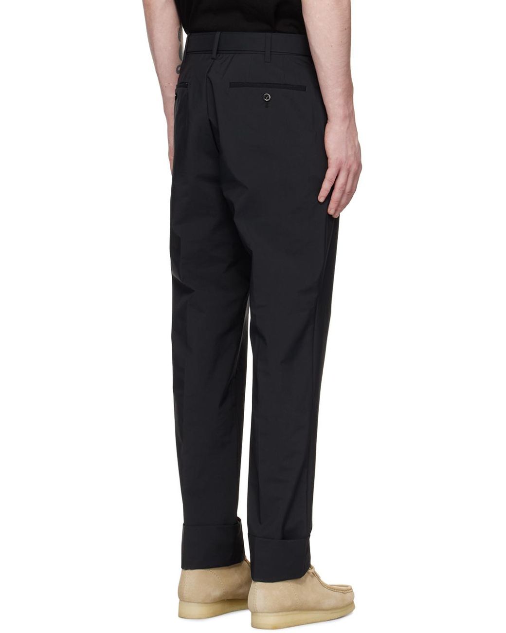 Sacai Blue Logo Casual Pants for men
