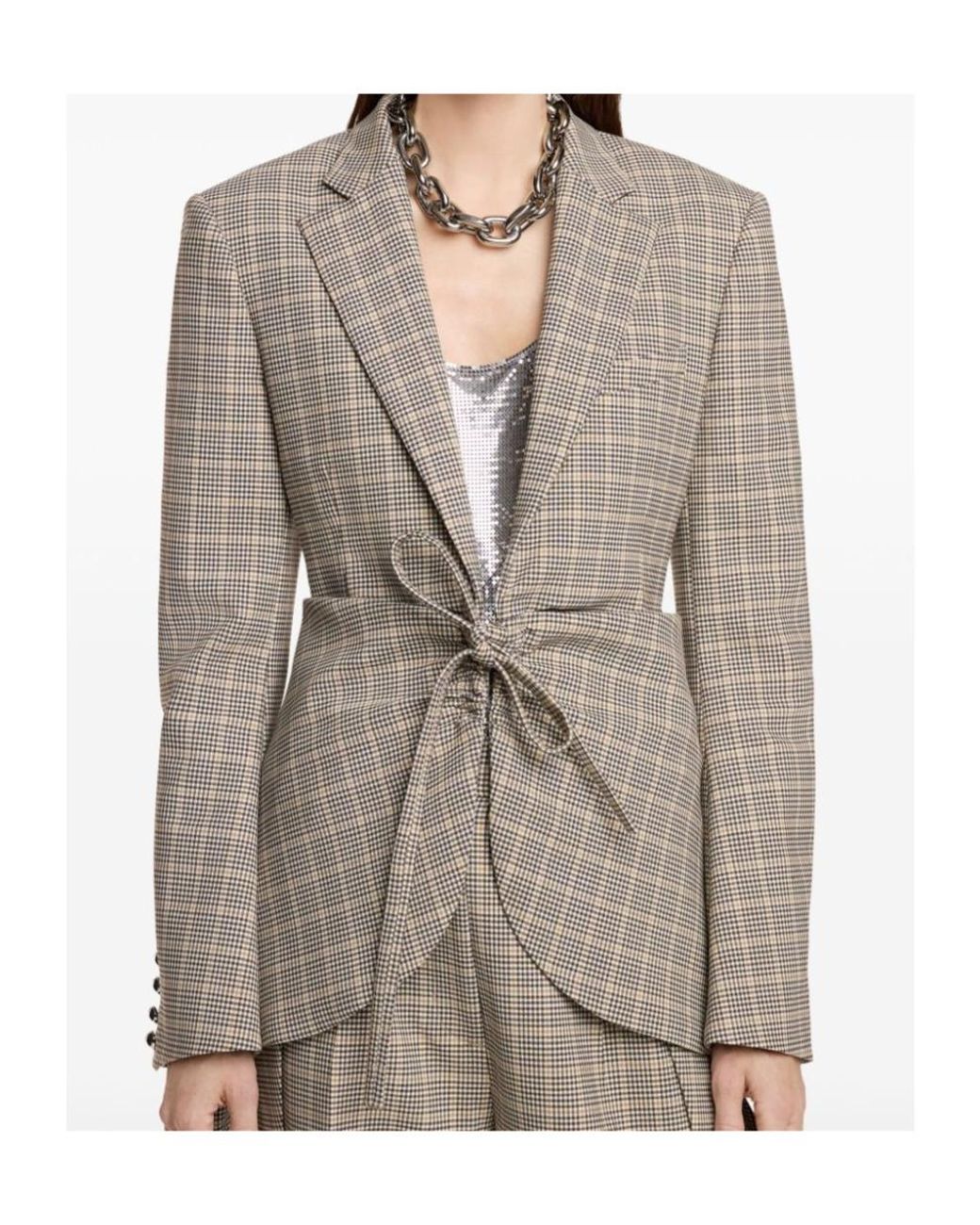 Rabanne Gray Rabanne Tailored Jacket