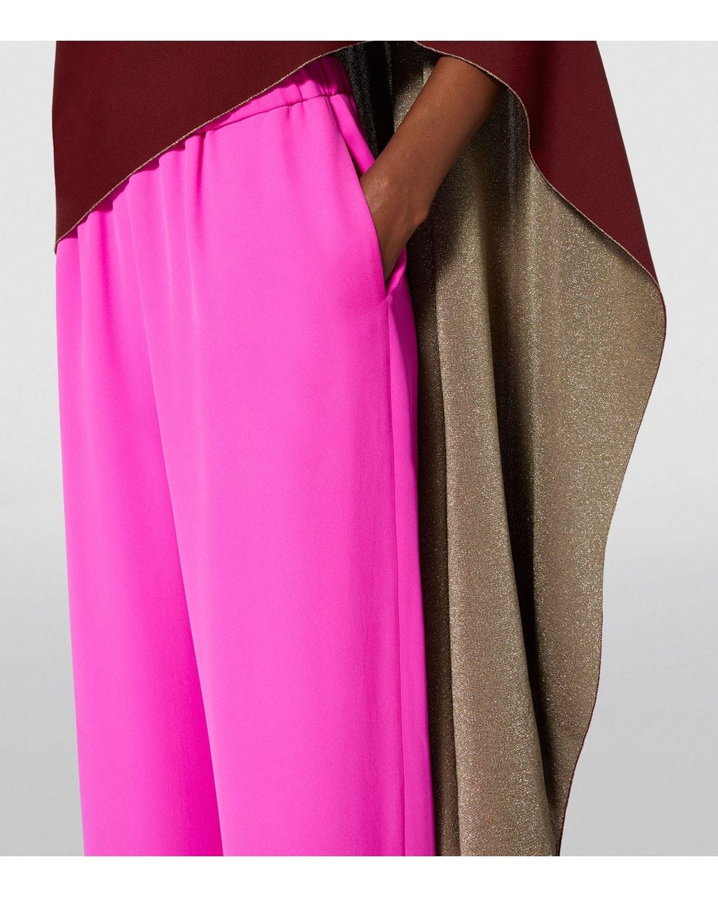 Valentino Pink Cady Couture Trousers