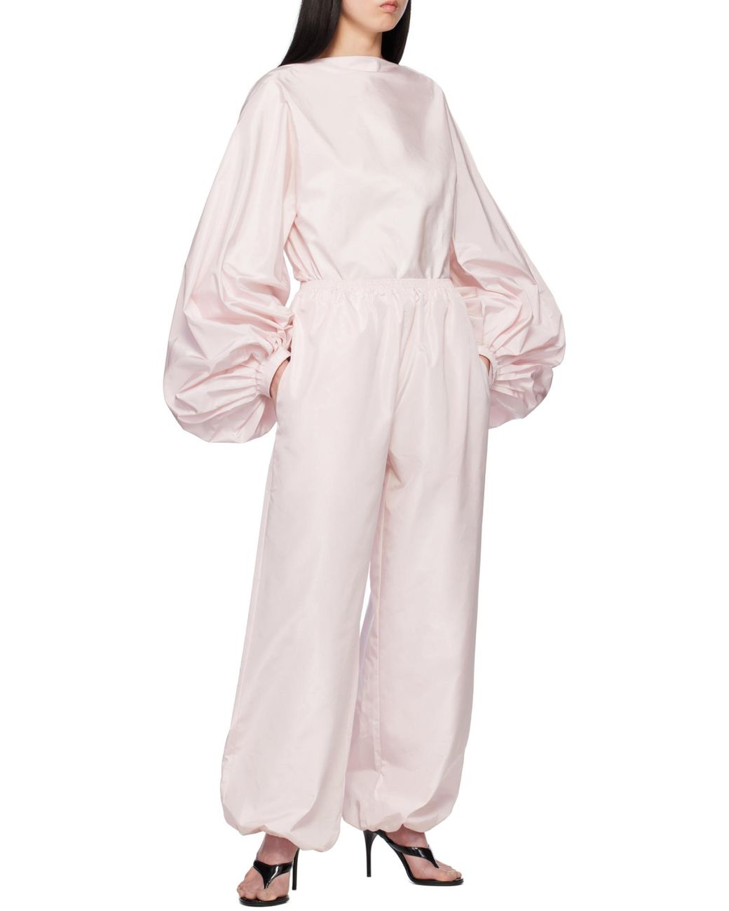 Alaïa Purple Alaïa Ballon Open-Back Bodysuit Top