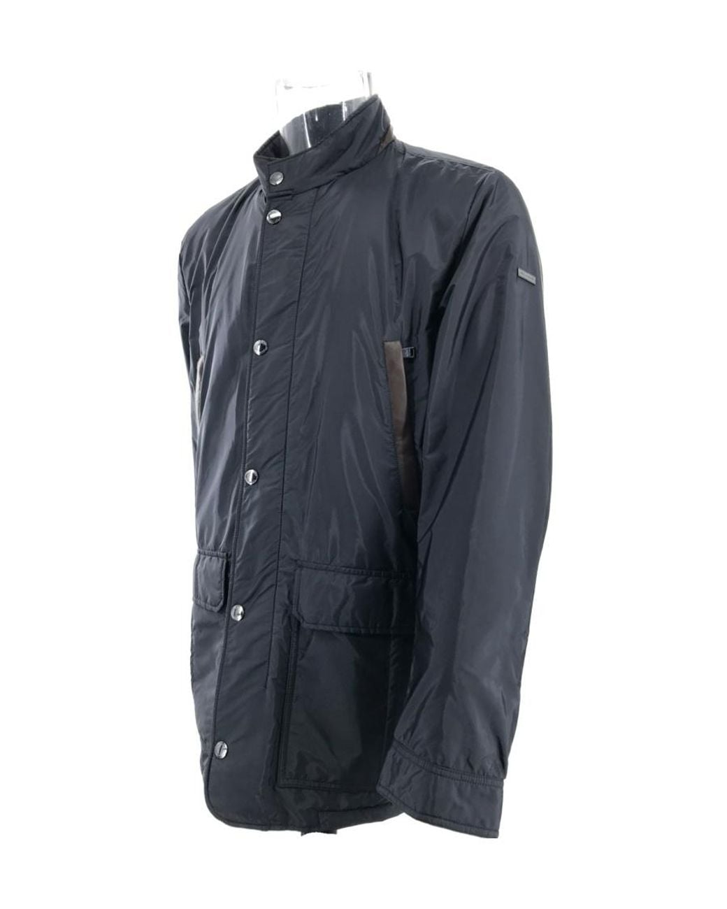 Paul & Shark Blue Logo Padded Jacket for men