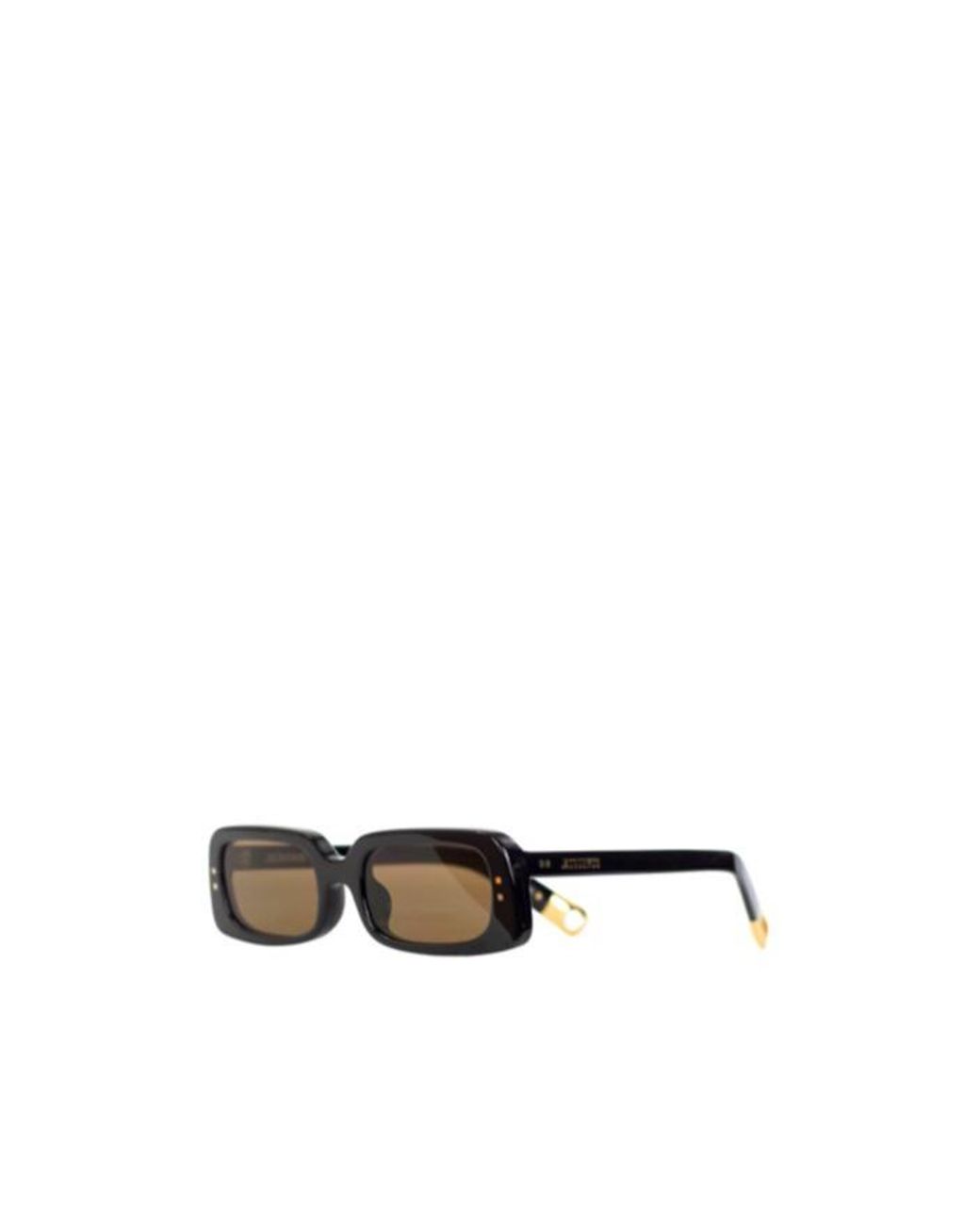 Jacquemus White Rectangle Frame Sunglasses