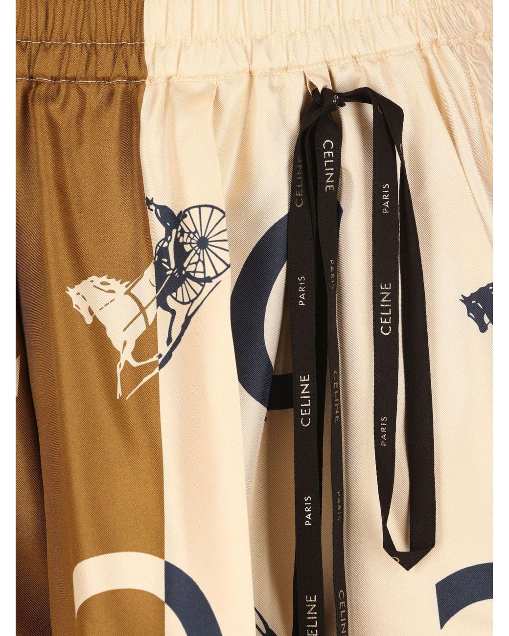 Céline White Shorts Pyjama