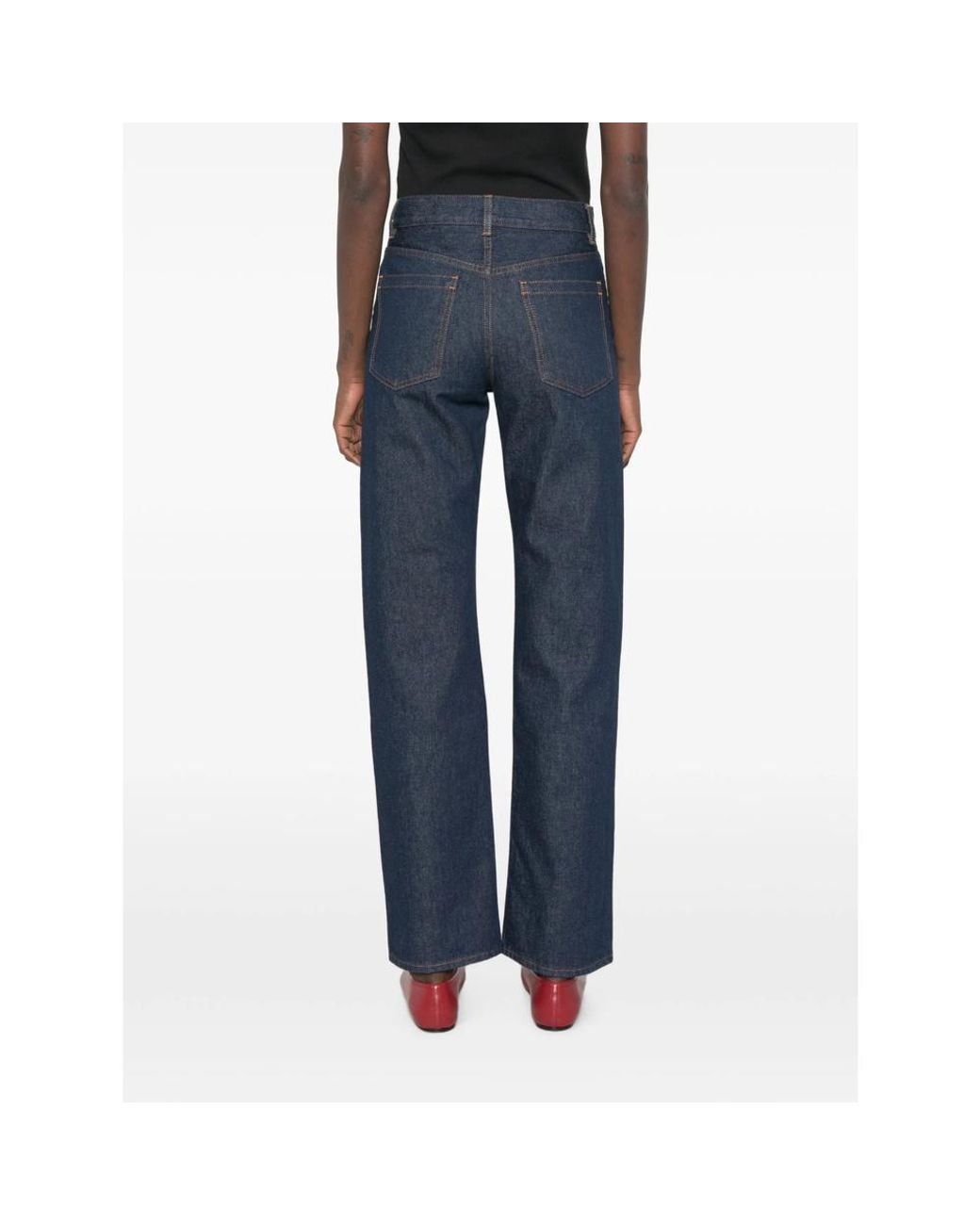 Carven Blue Belt-Loop Jeans