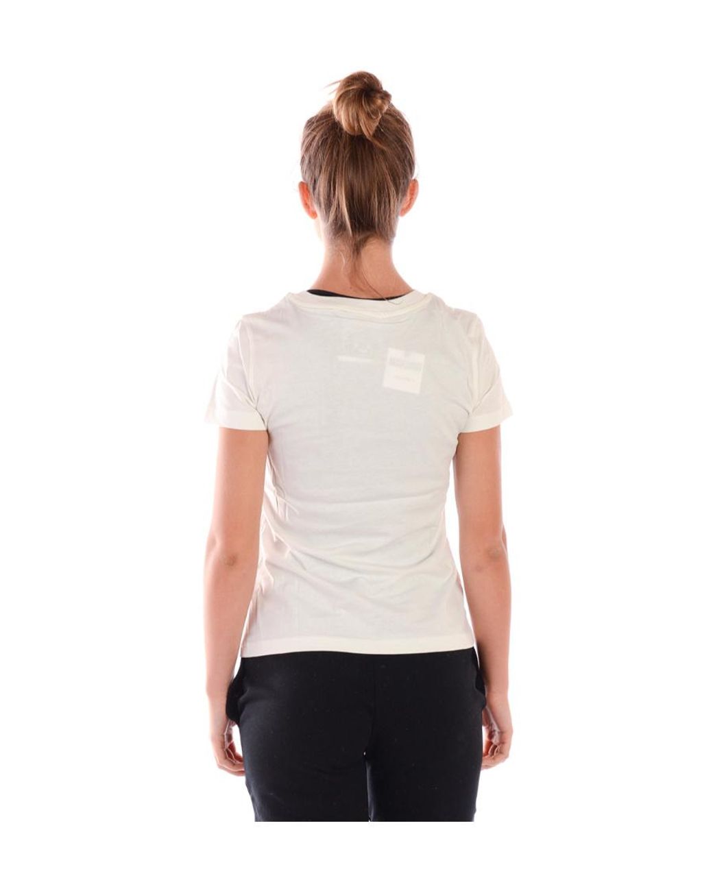 Moschino White Pattern Printed T-Shirt