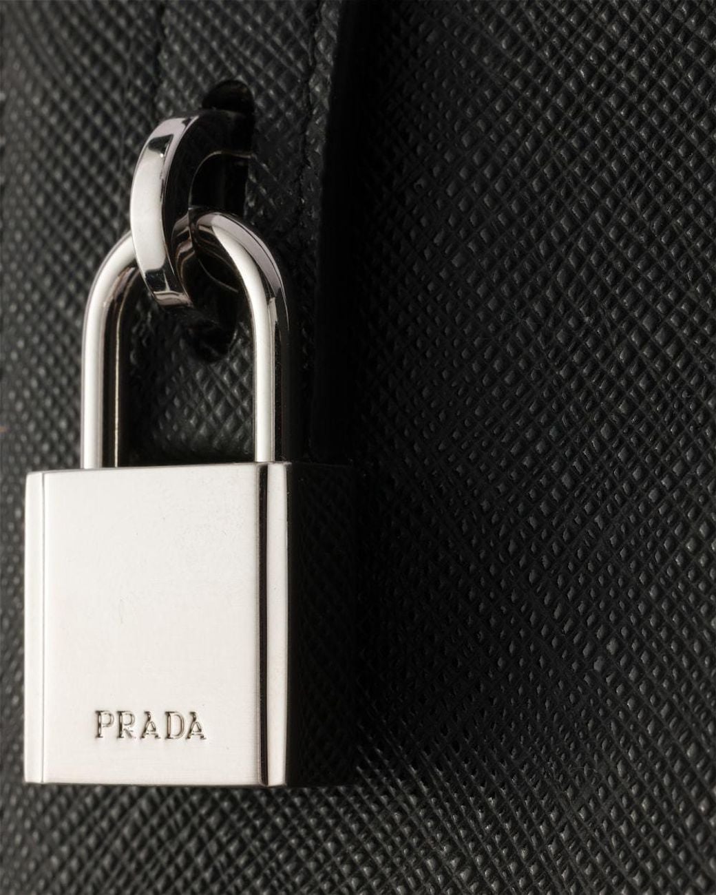 Prada Black Saffiano Leather Pouch